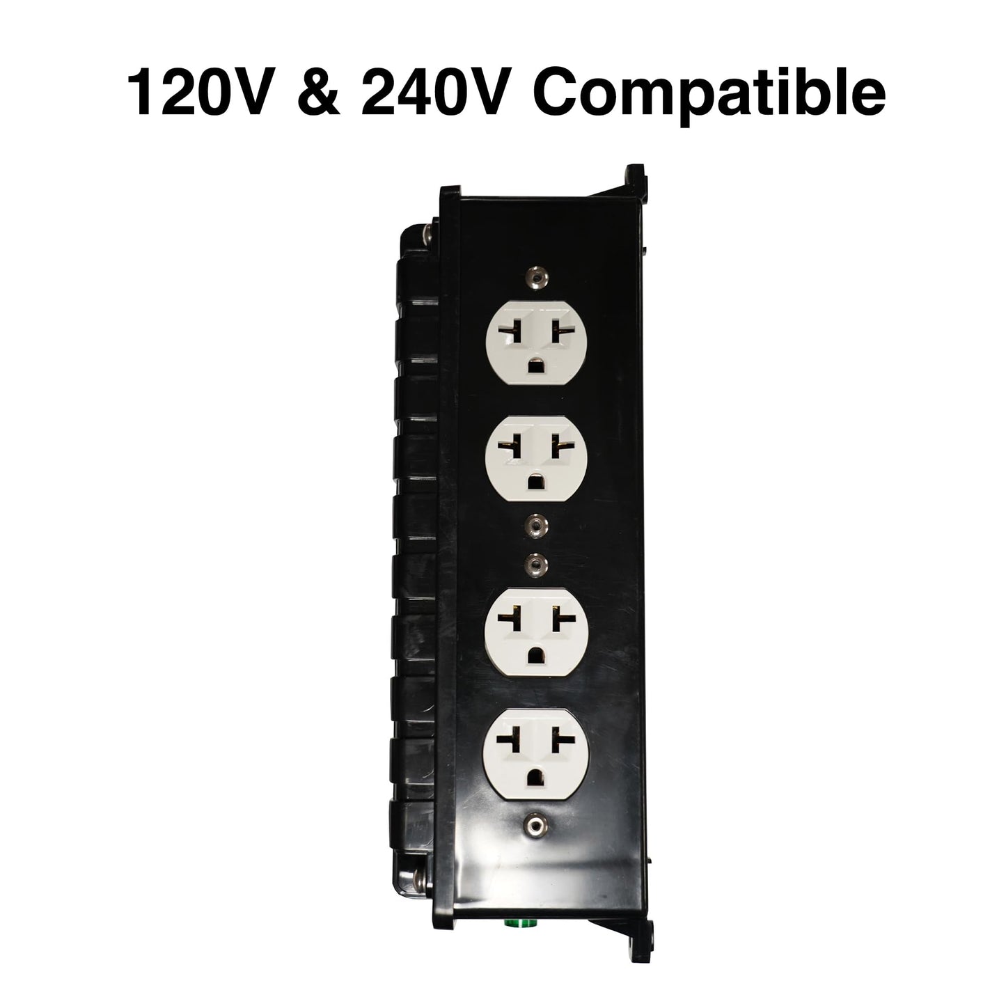 LTL Controls LTL Master 8 Lighting Relay Controller for 8 Grow Lights, Black, Model 270008
