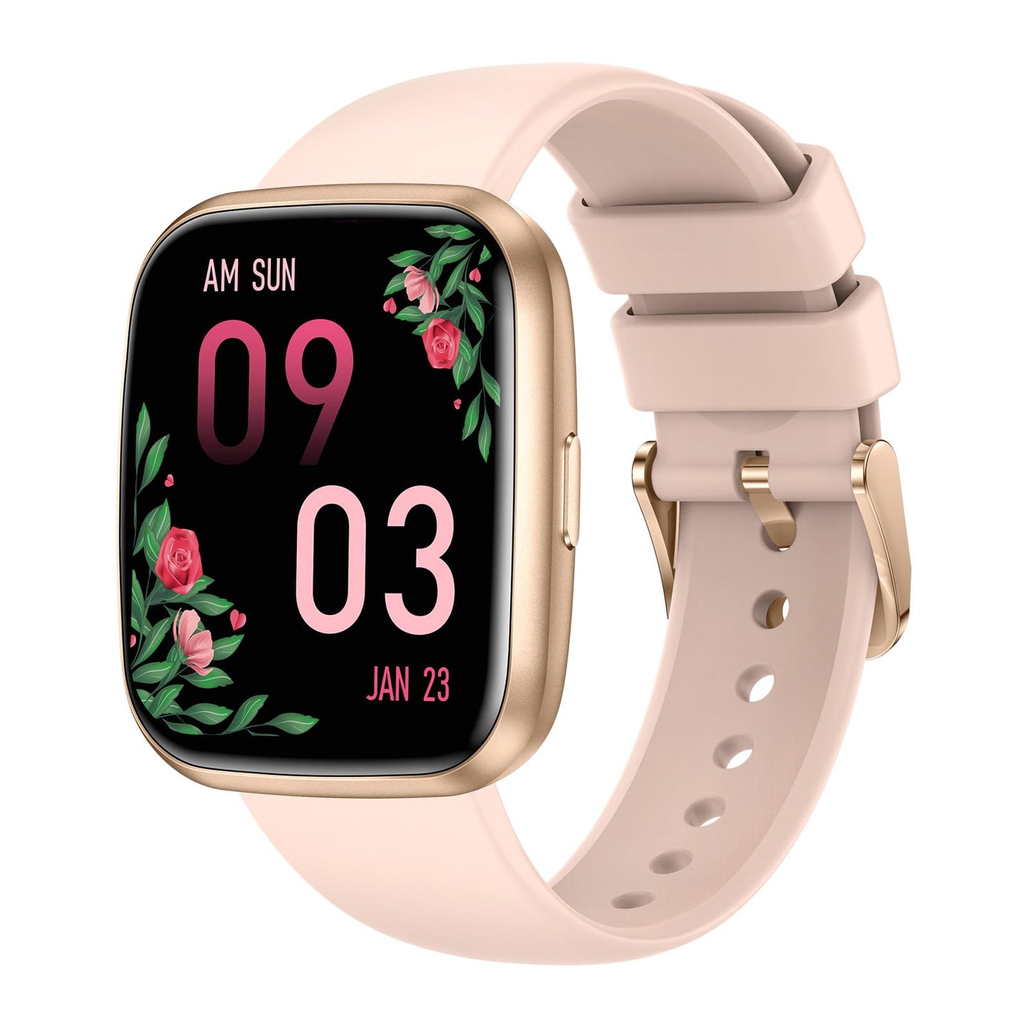 Smart Watches for Women, 1.75" Bluetooth Call, AI Voice Smartwatch, 24/7 Heart Rate Monitor, Blood Pressure/SpO2/Sleep Tracker, IP68 Waterproof, 100+ Sports Fitness Tracker for Android iOS Pink