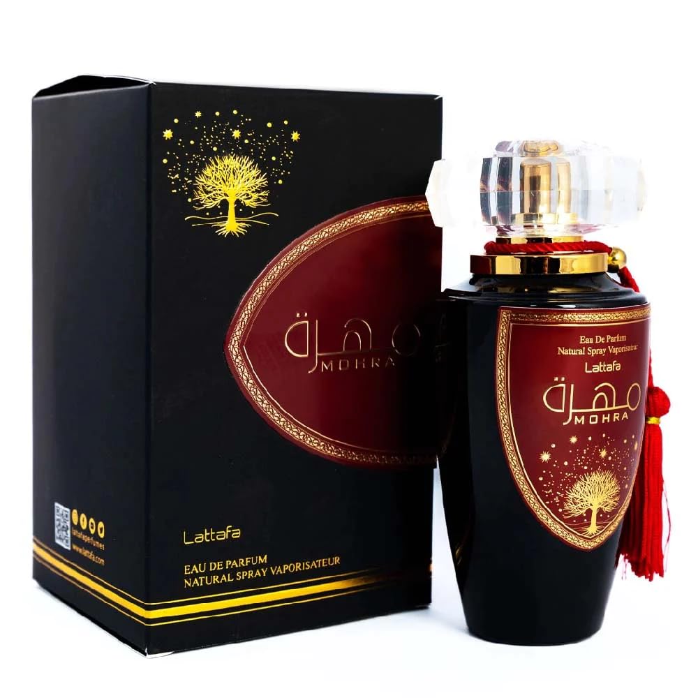 Lattafa Mohra for Unisex Eau de Parfum Spray, 3.4 Ounce / 100 ml