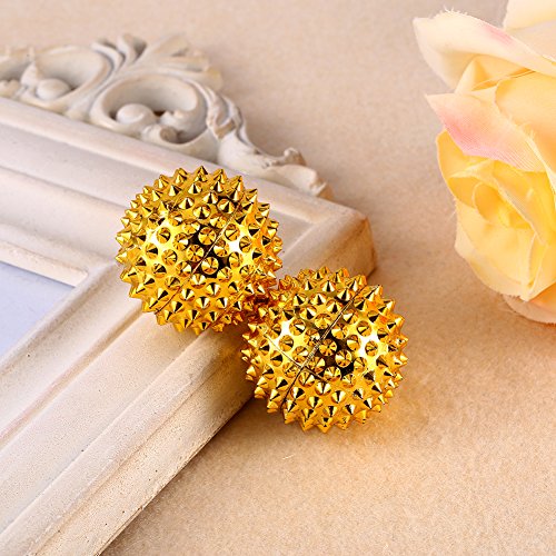 Spiky Magnetic Massage Balls, Pressing Hand Acupoints Balls, Hand Acupuncture Ball Massage Physical Body Acupressure, Manu...