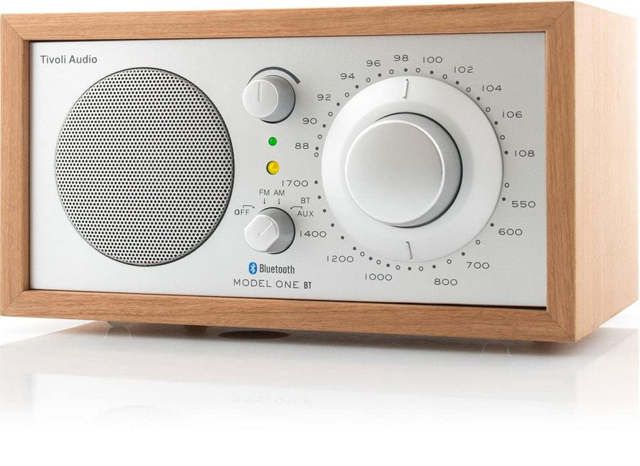 Tivoli Audio Model One Bluetooth Am/Fm Radio (Cherry/Silver)
