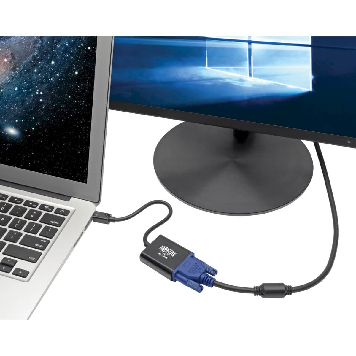 Tripp Lite Mini Displayport To Vga Adapter Converter Active 1920 X 1200, 1080P Black Mdp To Vga (P137-06N-Vgab)