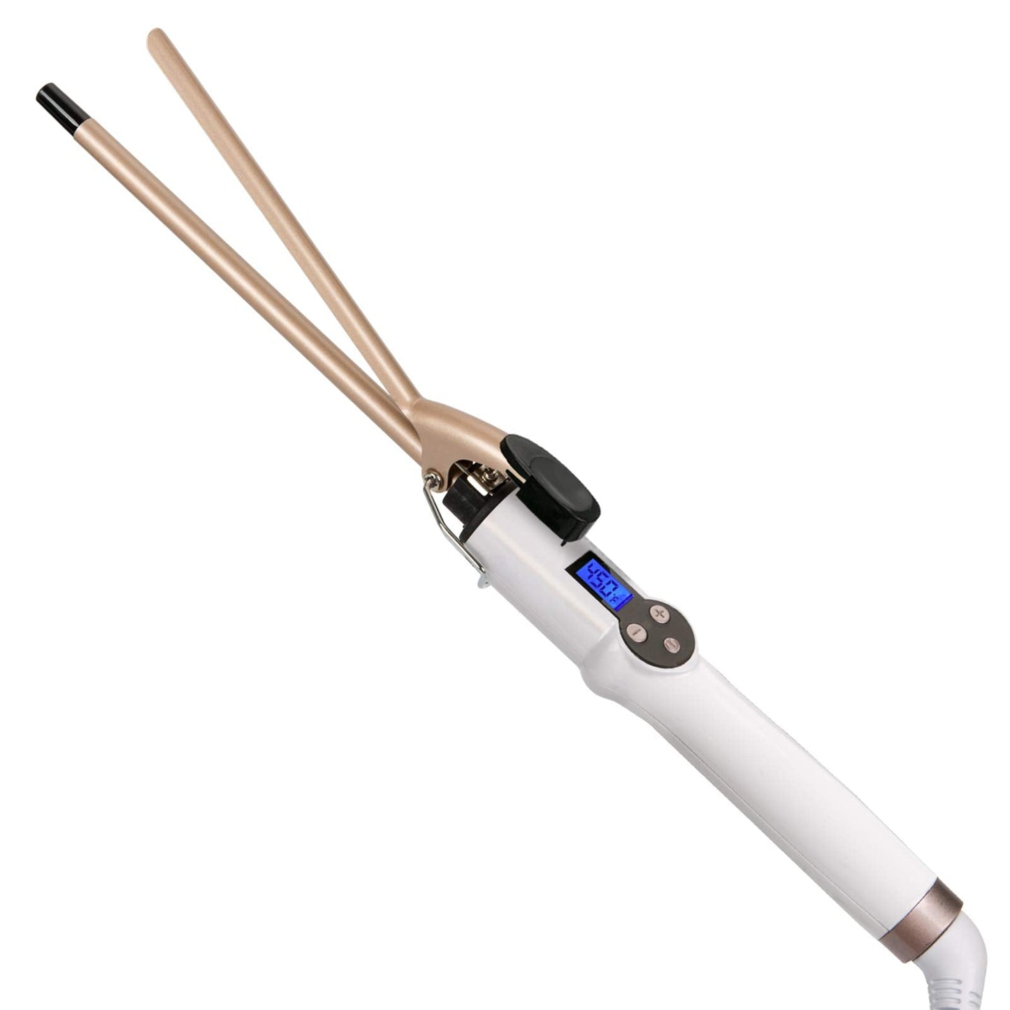 9mm Curling Iron Professional, 3/8 Inch Ceramic Tourmaline Curl Wand Barrel, Hair Curler Iron for Long & Short Hair,Glove Includ