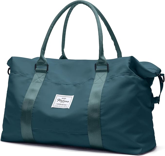 Travel Duffel Bag,Sports Tote Gym Bag,Shoulder Weekender Overnight Bag for Women