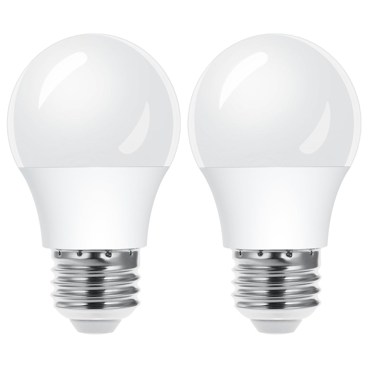 A15 Led White Light Bulbs 3000K 2Pack  E26 Base Warm White Lighting For Refrigerator  Bedroom  Ceiling Fan Lights  Living Room  Indoors&Outdoors  5W Equivalent 40Watt  500 Lumens  Non-Dimmable