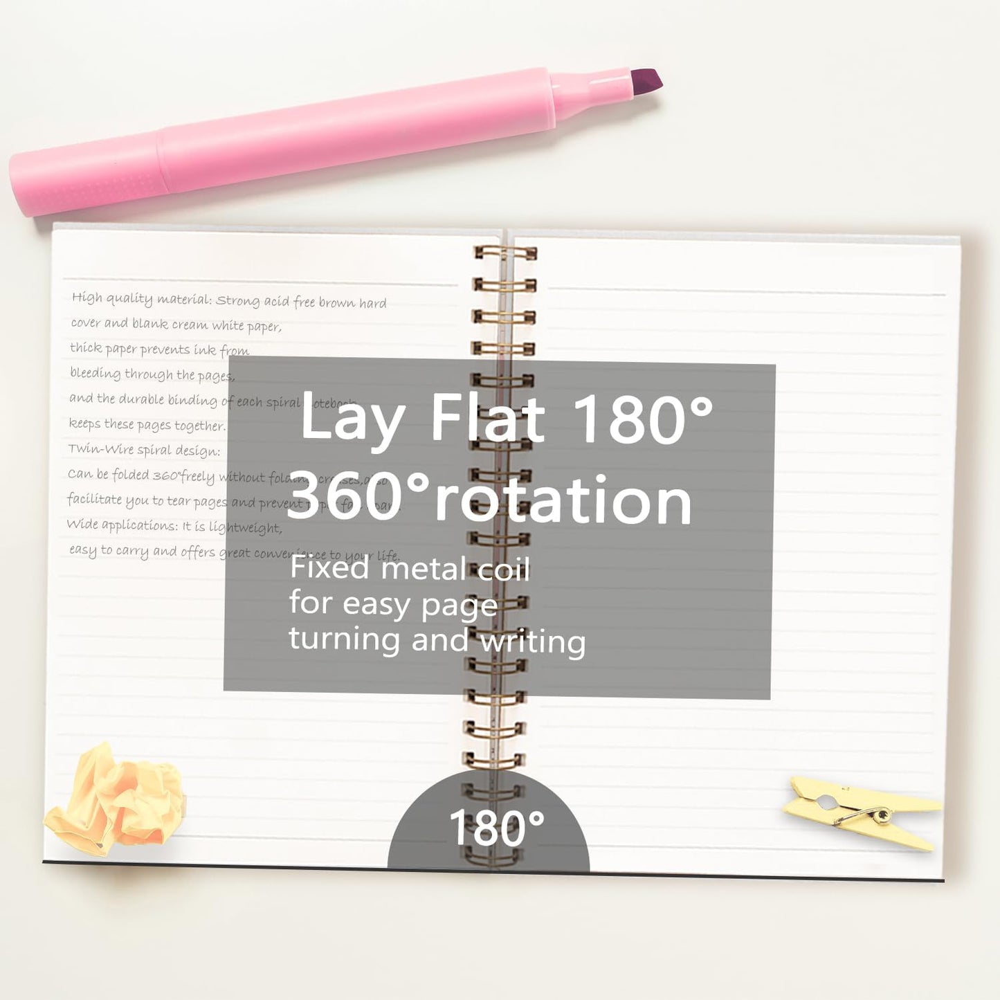 Black Mentor Gift Journal Notebook, Journaling Notebook for Women School Office Supplies, Mentor Gifts for Women, Black Journaling Notebook, Hardcover Lined Notebooks Spiral, 5.5x8.3