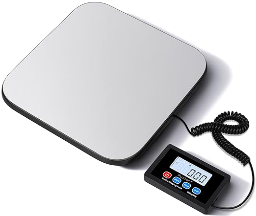 Fuzion-LiftX Shipping Scale, 440LB/200KG x 10g Digital Postal Scale, Hold/Tare Function, Shipping Scale for Packages Small...