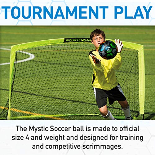 Franklin Sports Mystic Soccer Balls - Soccer Ball and Air Pump Sets - Multiple Size Soccer Balls - Soft Cover - Perfect fo...