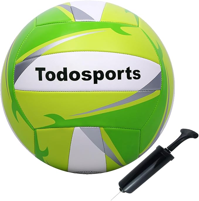Todosports Volleyball Training Practice Official Size Indoor Outdoor Playground Sand Beach Come with Pump and Needle
