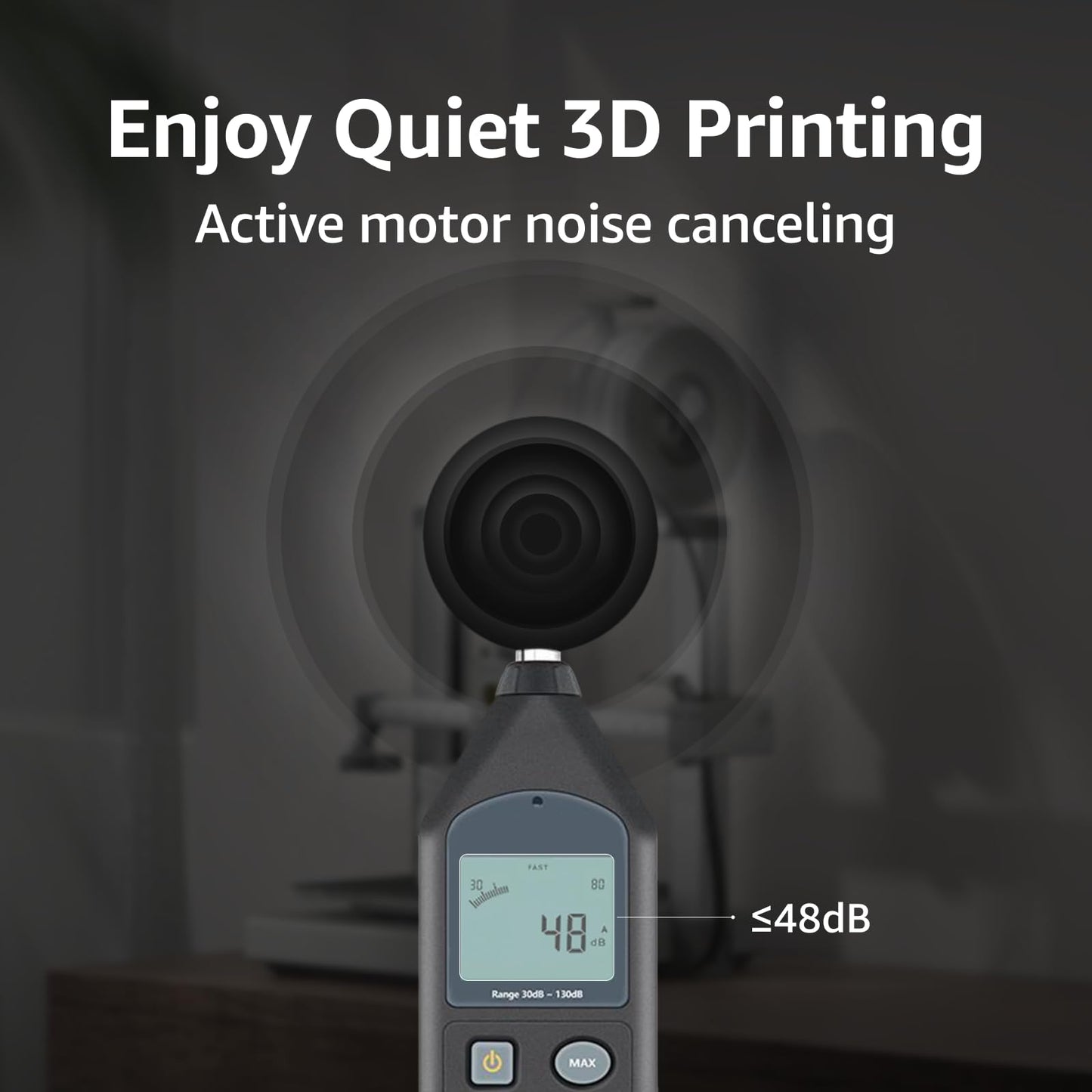 Bambu Lab A1 3D Printer, Support Multi-Color 3D Printing, High Speed & Precision, Full-Auto Calibration & Active Flow Rate Compensation, ≤48 dB Quiet FDM 3D Printers 256 * 256 * 256mm³ Build Volume