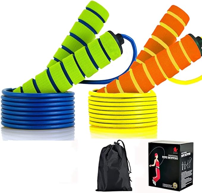 Ponydash Jump Rope, Jump Ropes for Kids, 2 Pack Kids Jump Rope Lightweight &Adjustable &Durable jumping rope for Fitness-S...