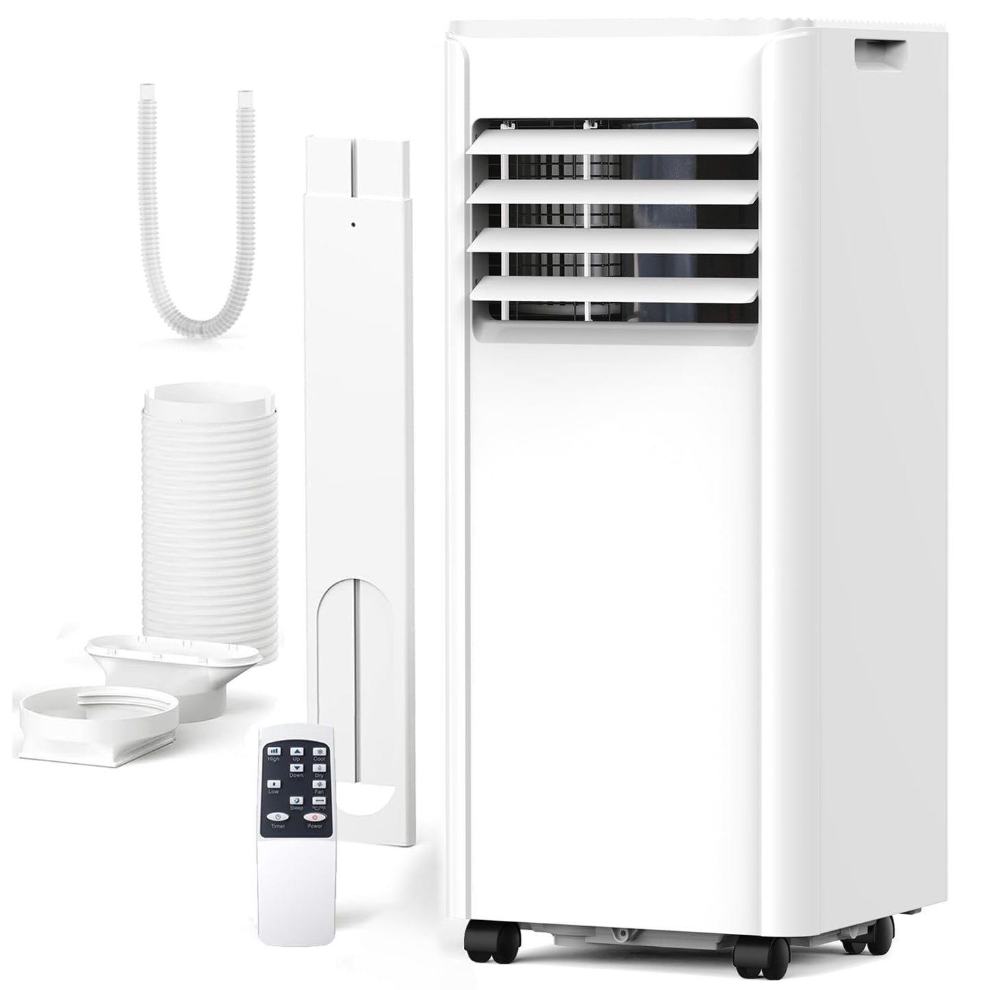 Portable Air Conditioners 8000 Btu With Remote Control, Cools Room Up To 350+ Sq.Ft, 3-In-1 Quiet Portable Ac Unit With Dehumidi