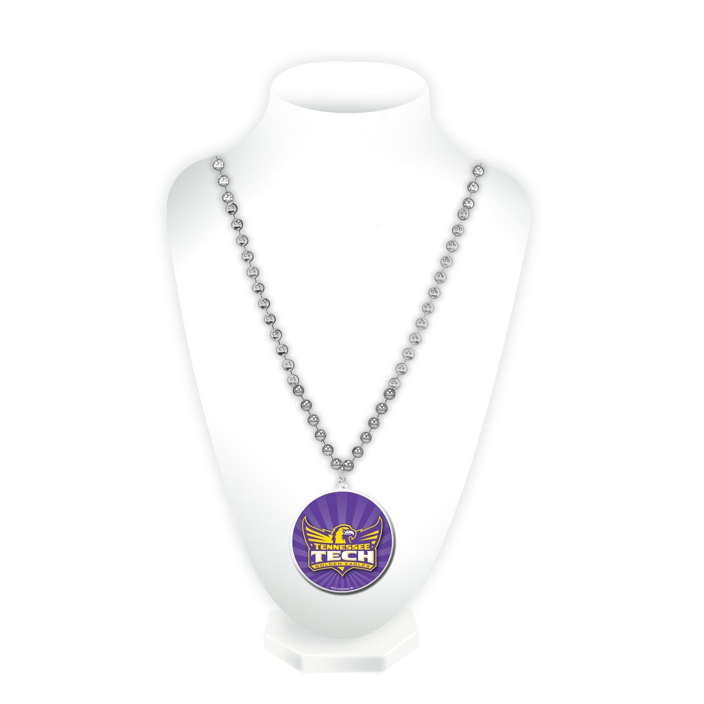 Rico Industries NCAA Tennessee Tech Golden Eagles Team Logo Mardi Gras Style Beads