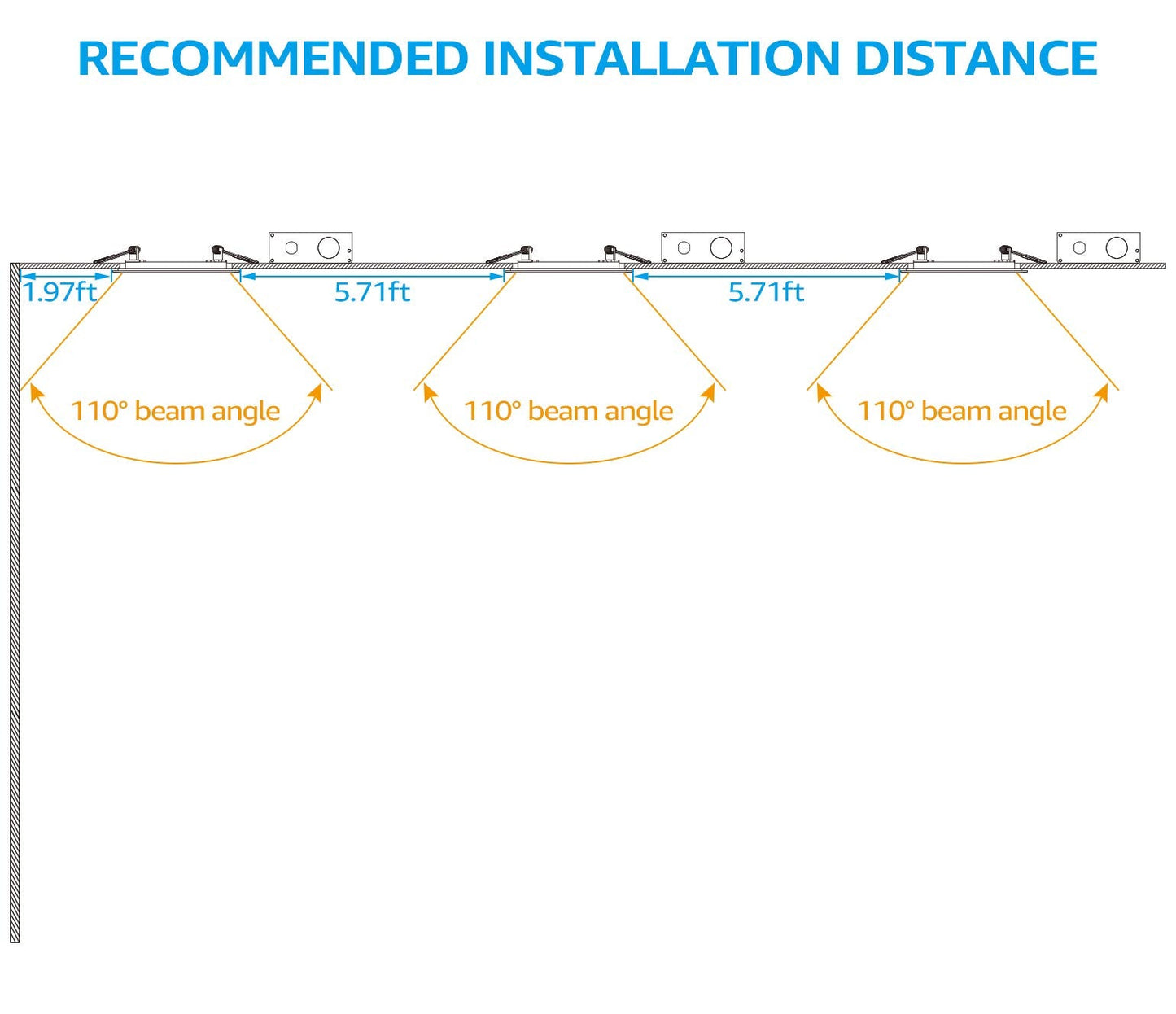 TORCHSTAR 4 Inch Ultra-Thin LED Recessed Lighting, 800lm Dimmable, Soft White (2700K), Pack of 4, Model 78244