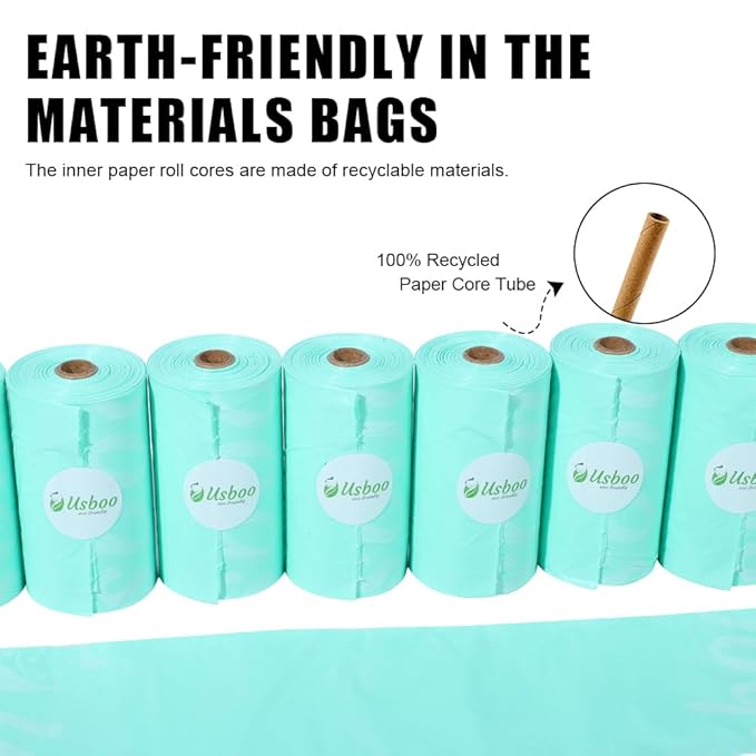 Diaper Bags Disposable for Baby - 20 Refill Rolls (300 Pack) Diaper Trash Bags with Dispenser, Diaper Bag Accessory, Fresh Powder Scent