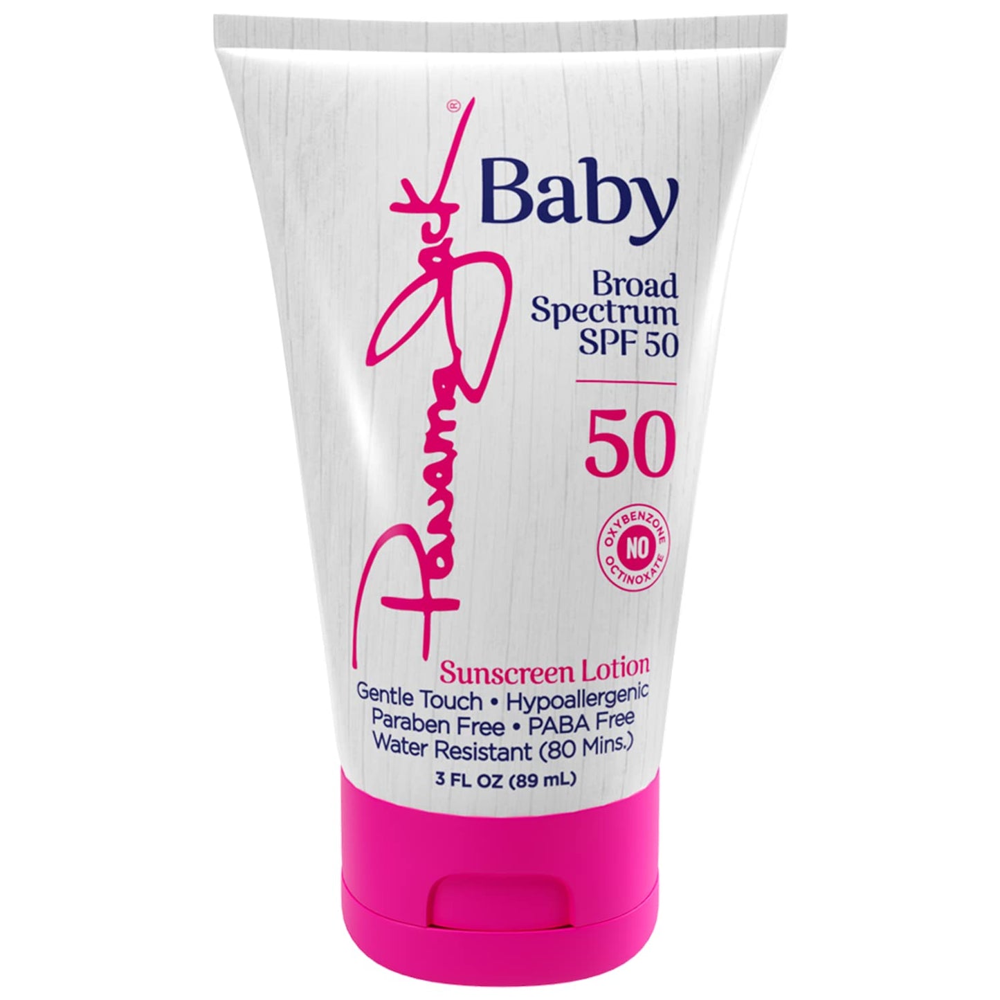 Panama Jack Baby Sunscreen Lotion - SPF 50, Broad Spectrum UVA/UVB Protection, Hypoallergenic Gentle Touch, PABA, Paraben, Glute