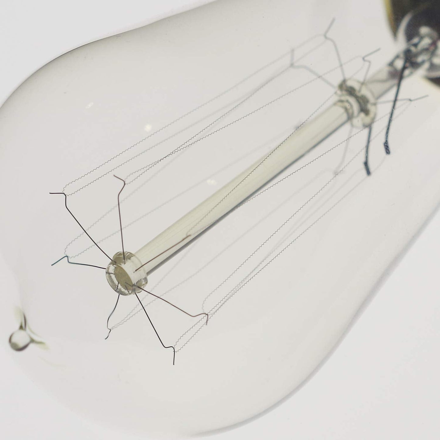 Jslinter Edison Light Bulb 6-Pack, Warm White 2200K, 60W Dimmable St58, Clear Glass, Antique Vintage Style