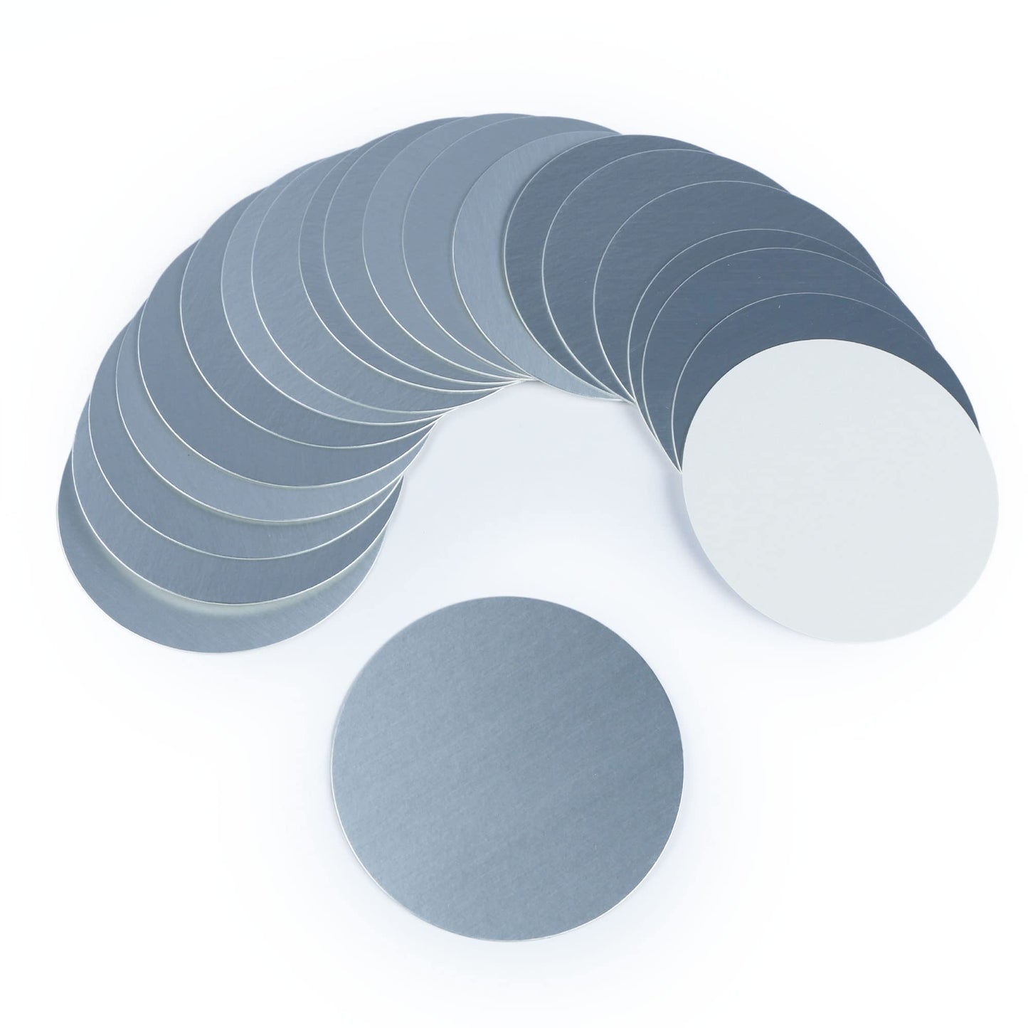 U.S. Solid Aluminum Foil Cap Liner Heat Sealing for PET Bottle Lid(1000 pcs 88mm)