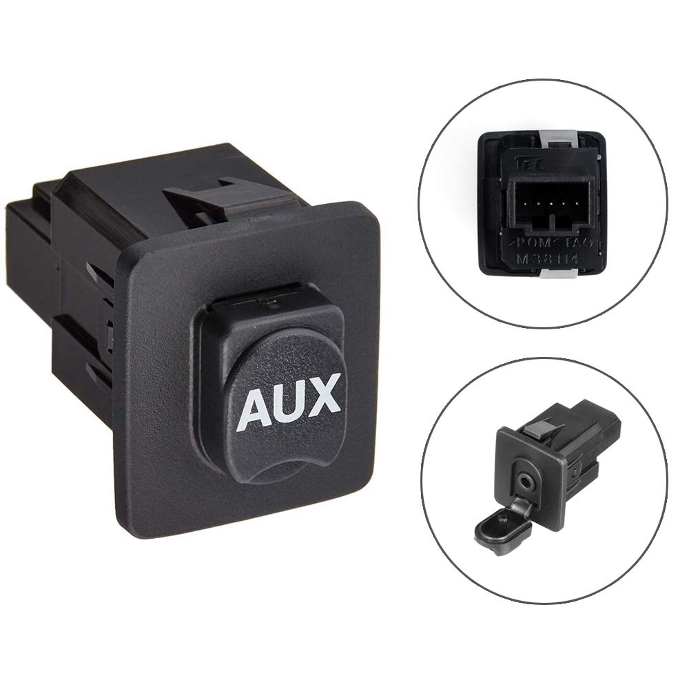 Mango S Aux Port Replacement, Auxiliary Input Jack Assembly 39112-Ta0-A01 For 2009-2012 Honda Pilot, 2008-2010 Honda Accord Ex,