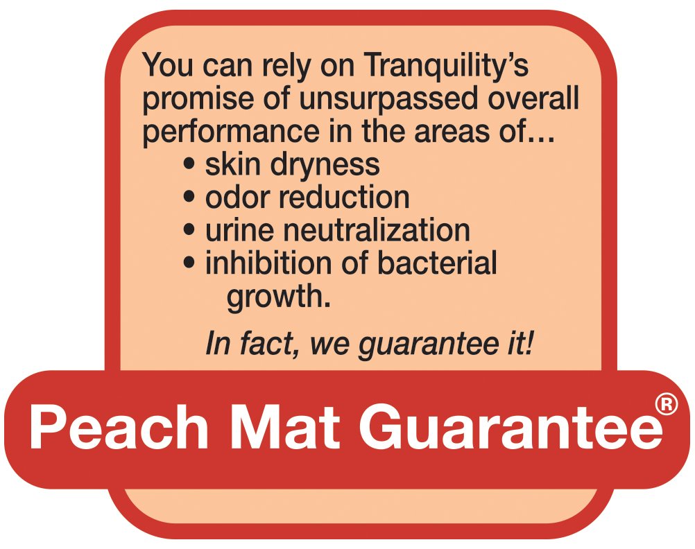Tranquility Topliner Disposable Absorbent Booster Contour Pads for Bowel Incontinence - Super-Plus (32" X 14") - 96 Ct