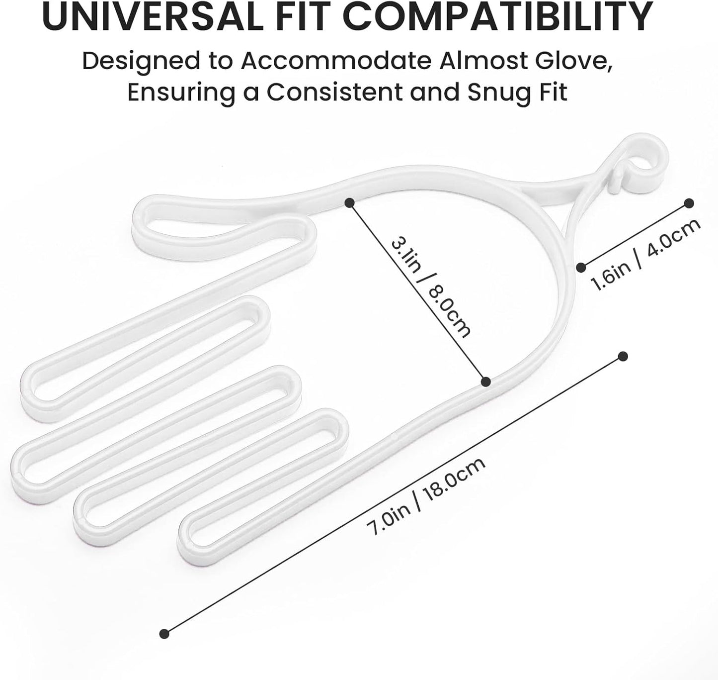 FINGER TEN Golf Gloves Stretcher Holder Hanger Keeper Dryer Shaper Tool Accessories Durable Glove Support Frame Guardian Hook to Bag Gifts for Men Women Golfer