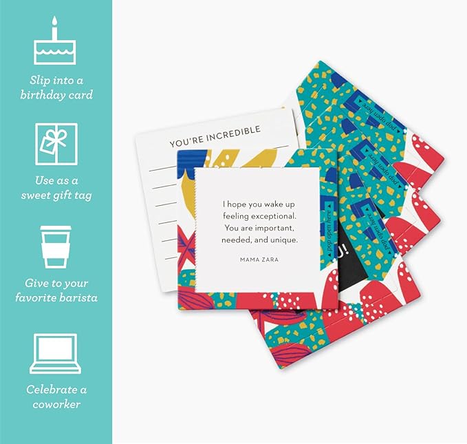 Compendium ThoughtFulls Pop-Open Cards — 2-Pack of You're Awesome, Yay, You! — 60 Pop-Open Cards, Each with a Different Message Inside