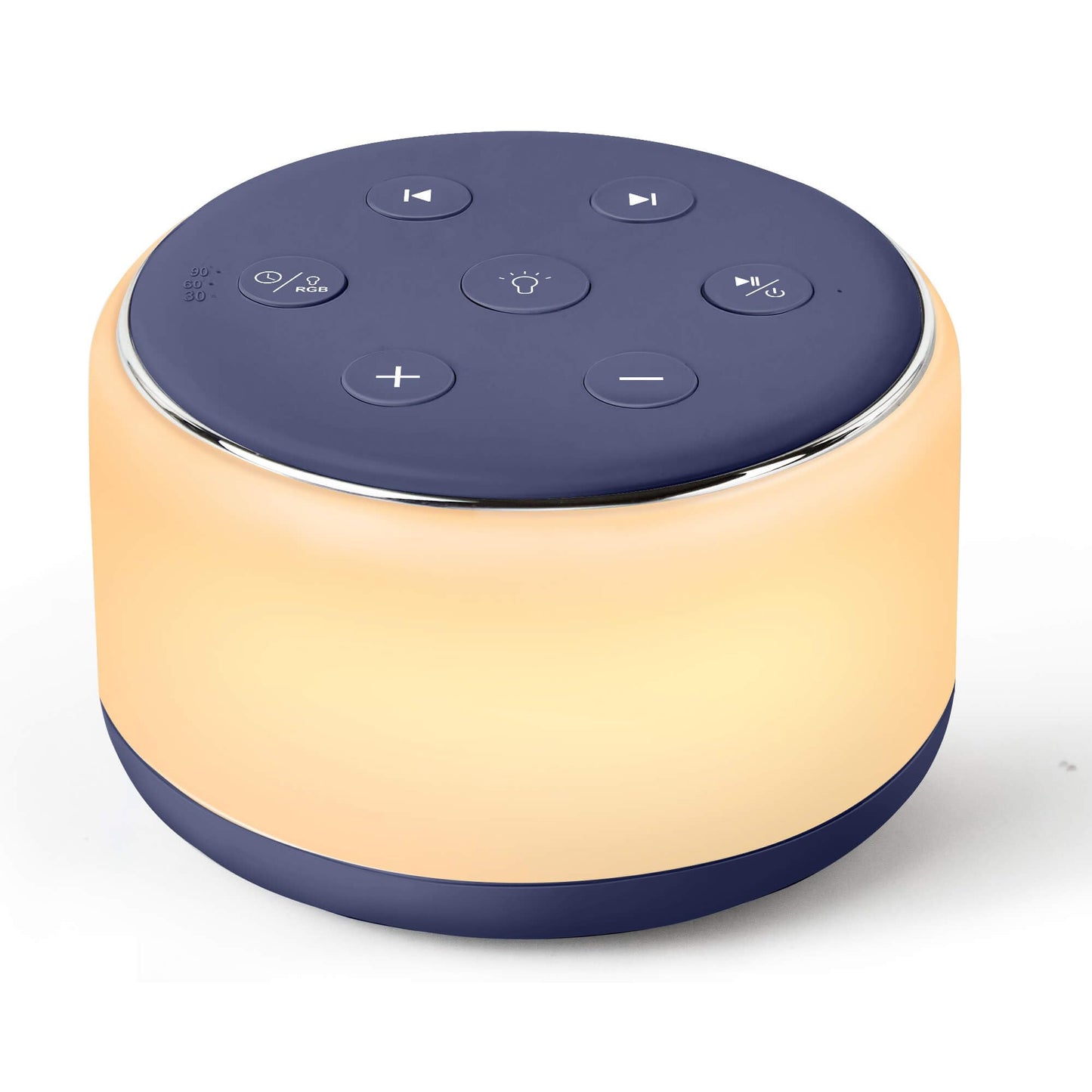 FamiSym Sleep Sound Machine for Babies Kids Adults - Rechargeable White Noise Machine for Sleeping with Night Light, 34 Soothing Sounds, Nursery Decor Baby Lullaby Machine, Registry Gift