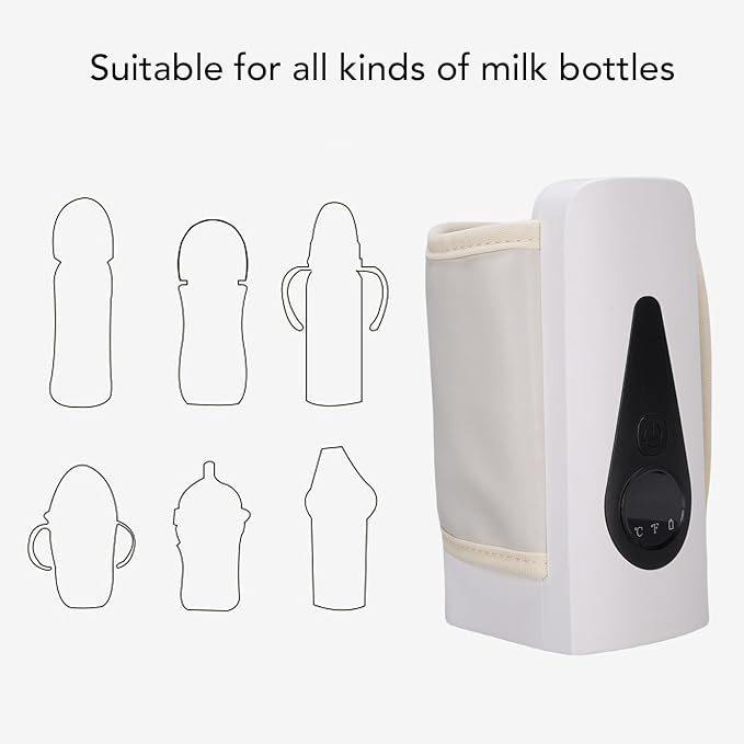 Portable Baby Warmer, Fast Breastmilk Warmer for Travel, Electric Warmer with Compact Design, Baby Feeding On Go, Compact Electric Warmer for Comfortable Use