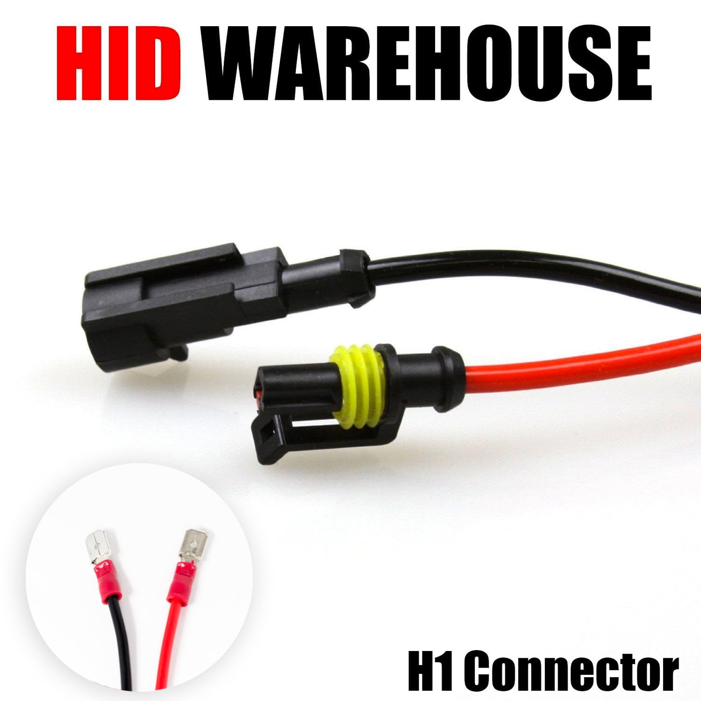 Hid-Warehouse Hid Xenon Replacement Bulbs - H1 5000K - Bright White (1 Pair)