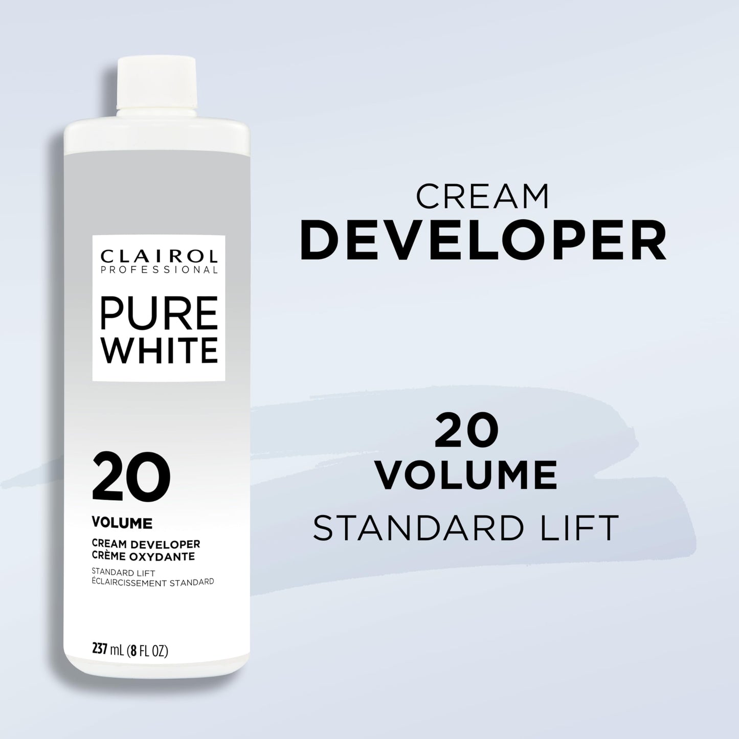 Clairol Professional Pure White 20 volume Crme Developer, 2 oz