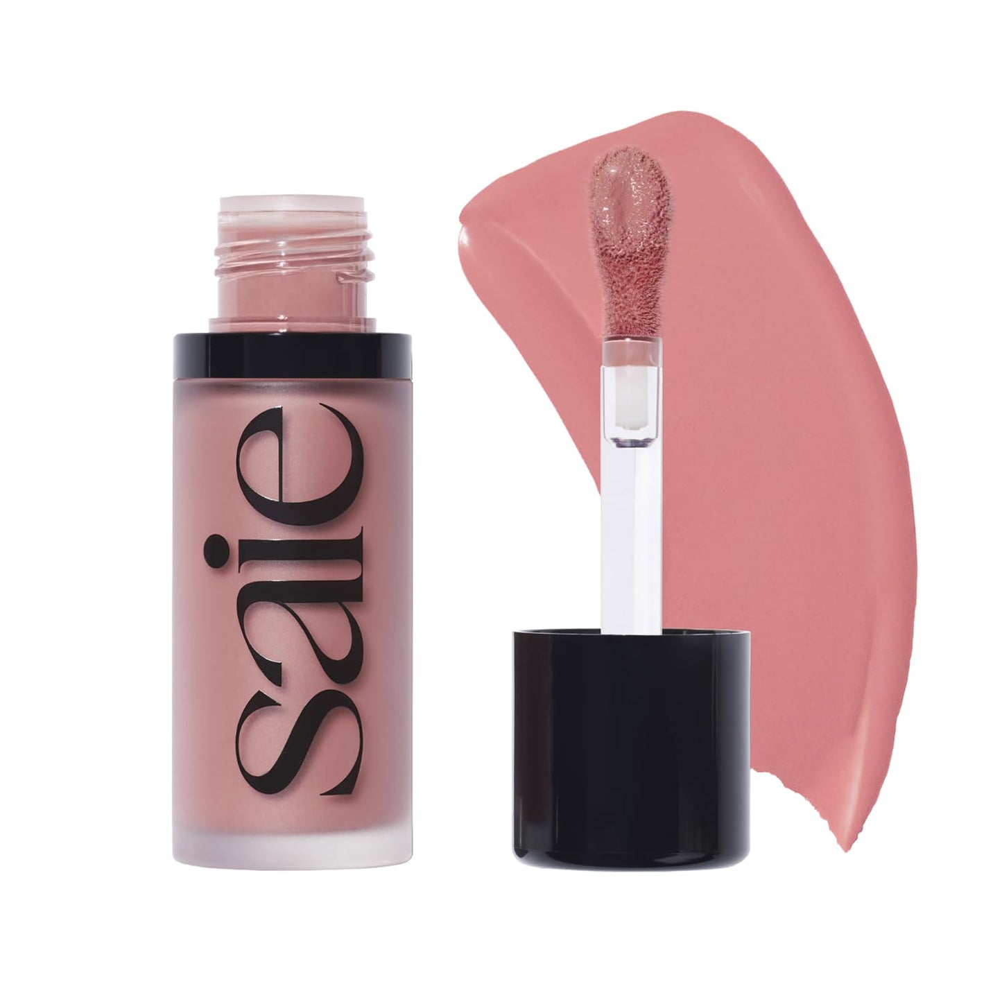 Saie Dew Liquid Blush for Cheeks - Hydrating Cream Blush Stick with a Blendable + Buildable Formula - Skincare Infused Dewy Chee