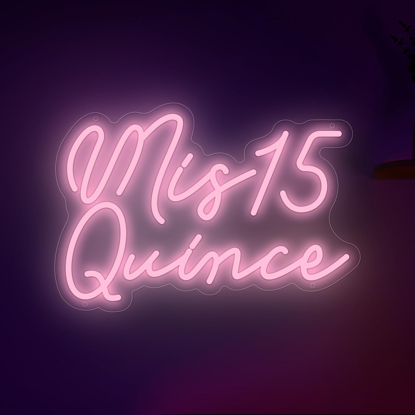 Moneter Mis 15 Quinceanera Neon Signs For Wall Decor Neon Lights For Bedroom Led Signs Suitable For Quinceanera Christmas Birthday Party Unique Gift For Girls