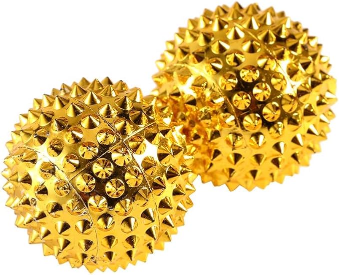 Spiky Magnetic Massage Balls, Pressing Hand Acupoints Balls, Hand Acupuncture Ball Massage Physical Body Acupressure, Manu...