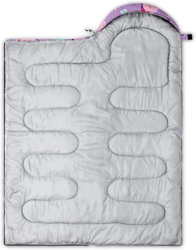 Axolotl Unicorn Sleeping Bag for Kids Boys Girls–Lightweight Warm Cold Weather Sleeping Bags,Waterproof Portable Sleeping Bag with Compression Sack for Camping Backpacking Outdoor Indoor