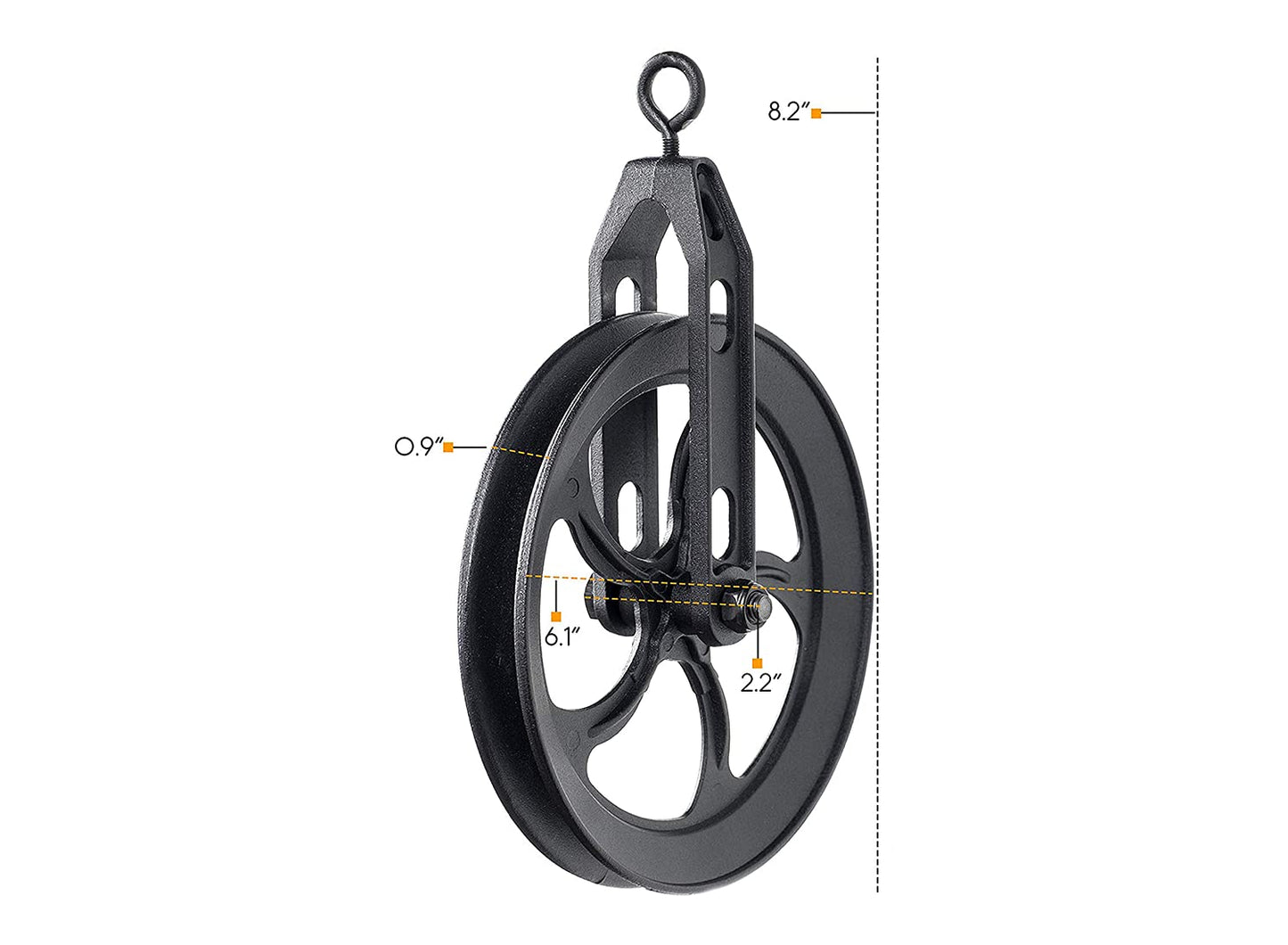 Rustic State Vintage Industrial Farmhouse Pulley Wall Mount Lamp RT132 Black