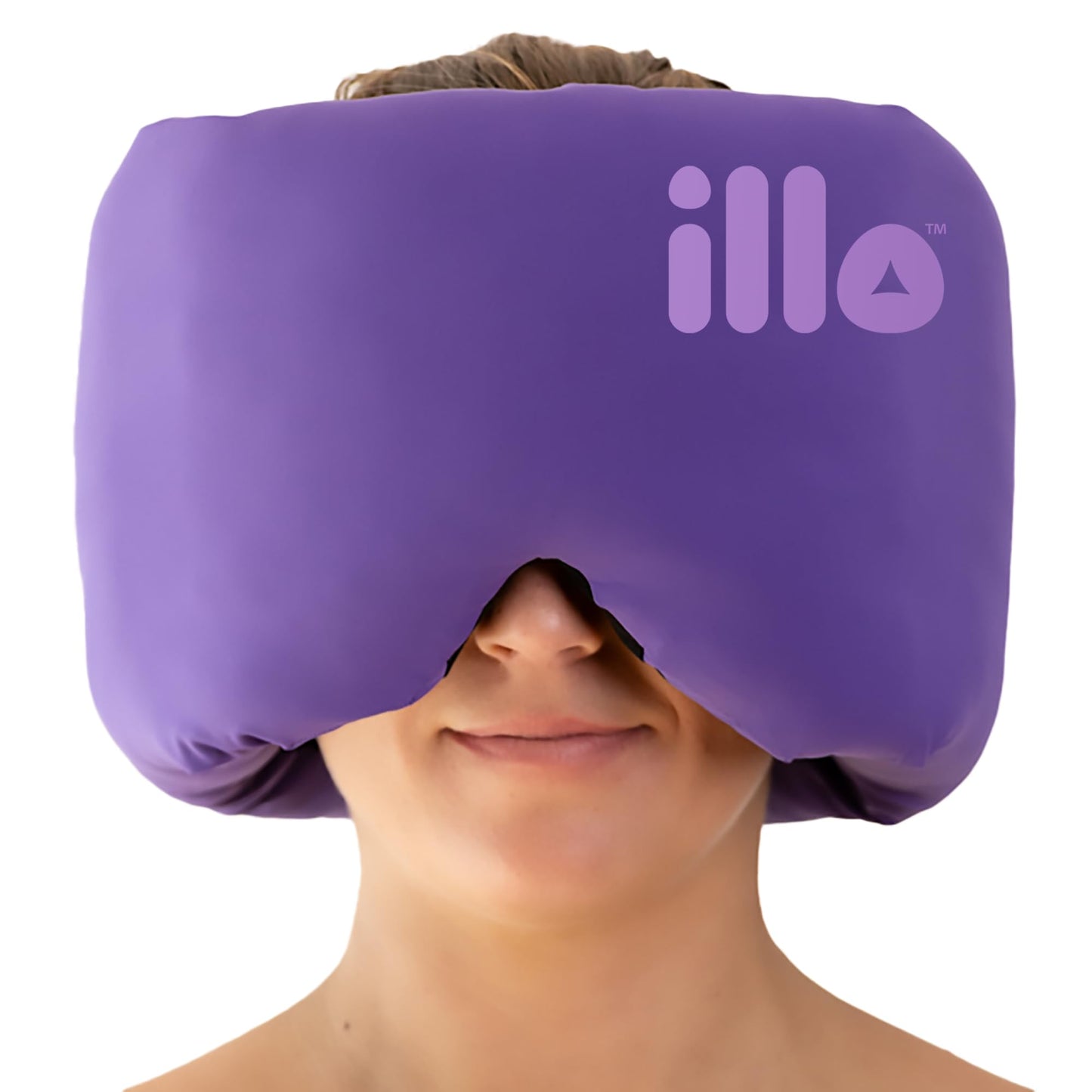 illo Wearable Pillow Sleep Mask | Soft Mulberry Silk Blackout Women Sleeping Eye Mask | Best for Her Home Bed Work Camping Airplane | Great Birthday Gift for Mom Sister Grandma Girlfriend & Teacher