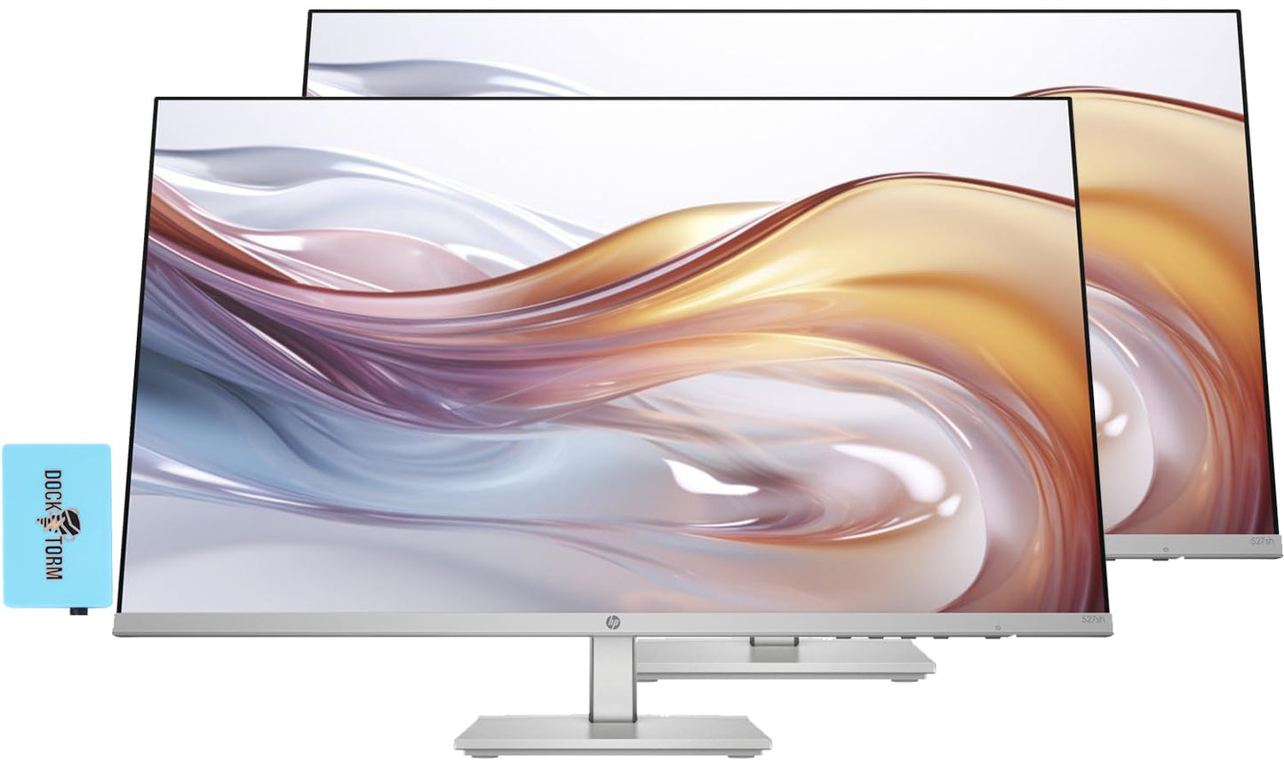 Hp 27 (Replaces M27H) 100Hz Ips Fhd 99% Srgb Display Monitor, Adjustable Height & Tilt, Flicker Free, Anti-Glare, Low-Blue Light