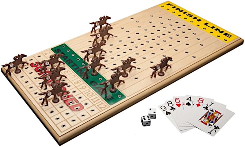 Horseracing Gametop, Maple, 2-20 players