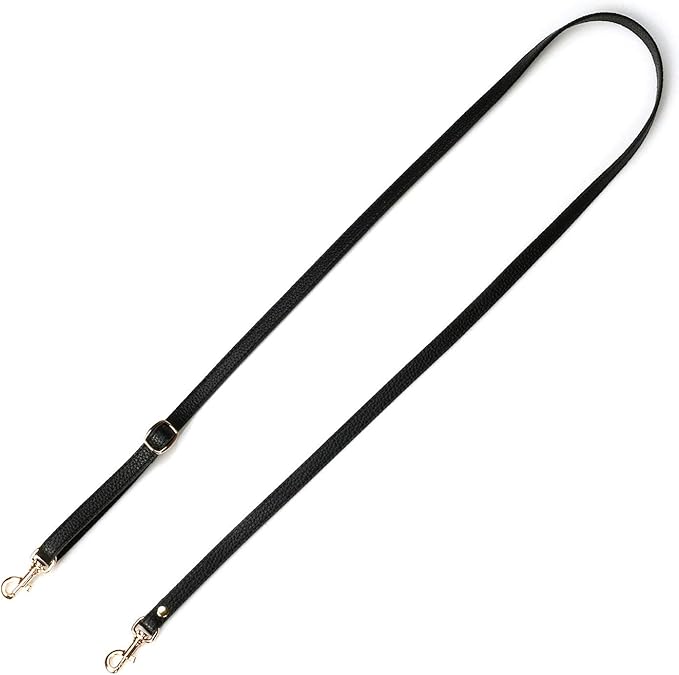 VanEnjoy Adjustable Genuine Leather Crossbody Straps Replacement - Width 1/2“, Length 25”-51”