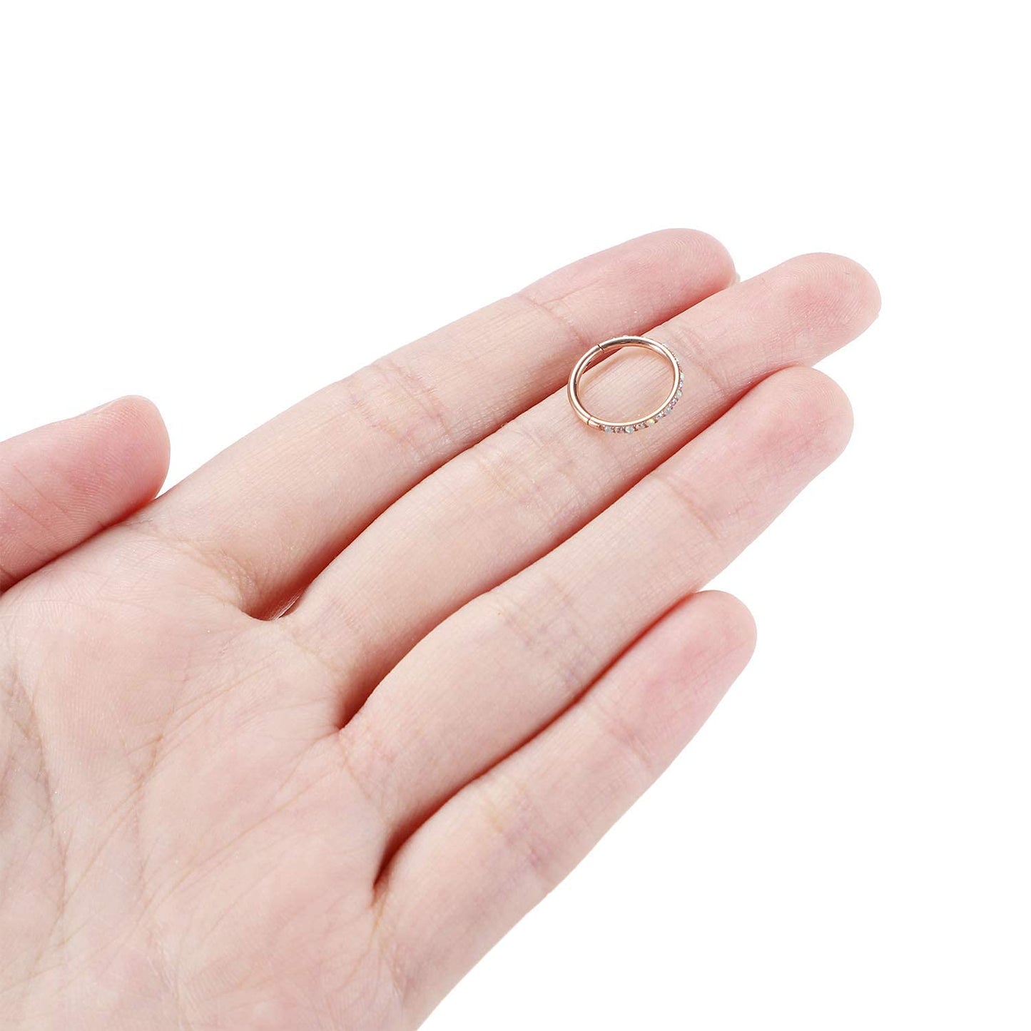 FUNLMO 16G Cartilage Earring Hoop Conch Piercing Jewelry Conch Cartilage Earring Hoop Conch Earring Hoop Earring Nose Rings Hoop
