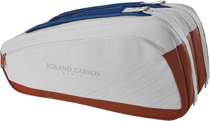 Wilson Roland-Garros Super Tour Tennis Racket Bags - Clay/White/Navy