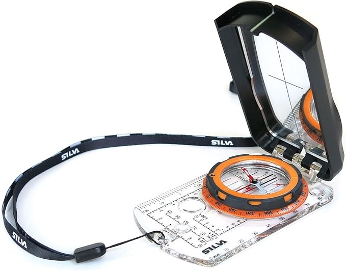 Silva Ranger 2.0 Advanced Compass Bundle with Case, Orange
