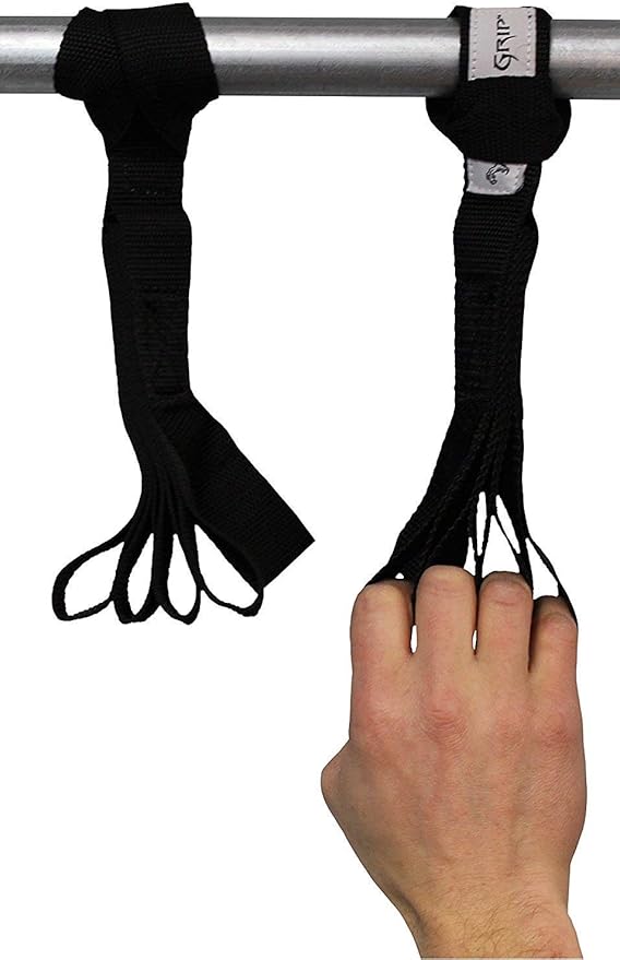 Core Prodigy Talon Pull Up Grip Strength Straps - Nylon Finger and Thumb Loops for Grip Training, Rock Climbing, Hand and ...