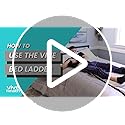 Vive Bed Ladder Assist - Pull Up Assist Device with Handle Strap - Rope Ladder Caddie Helper - Sitting, Sit Up Hoist for E...