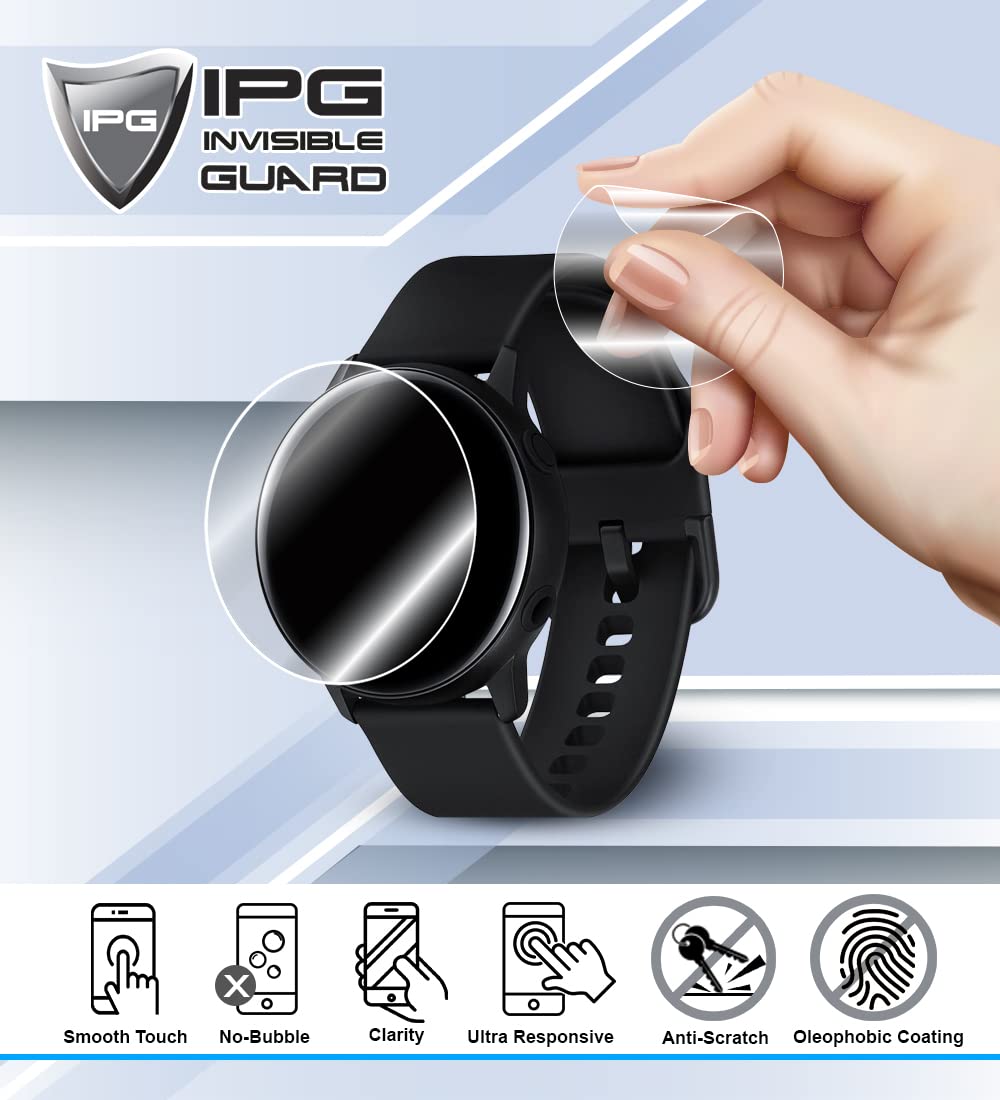 Ipg For Withings Scanwatch Nova - Hybrid Smart Watch Hydrogel Screen Protector (2 Units) Invisible Hd Clear Film Anti Scratch Gu