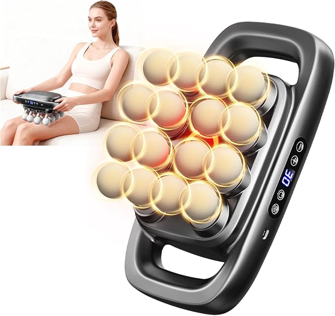KOOTLEE 16 Heads Massage Gun Set, Body Massage for Back, Shoulders, Neck, Legs, Foot, Massage Gun deep Tissue Pain Relief,...