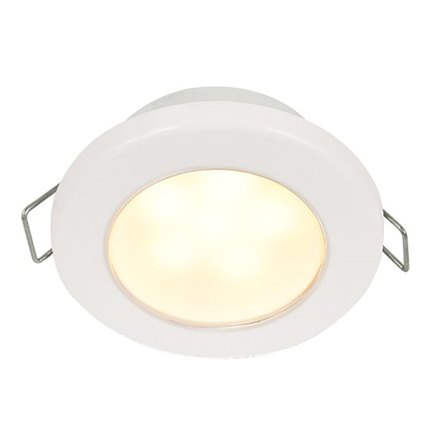 Hella Marine Euroled 75 Round Down Light - Warm White Led, 12V, Plastic Rim, Model 2Ja 958 109-511