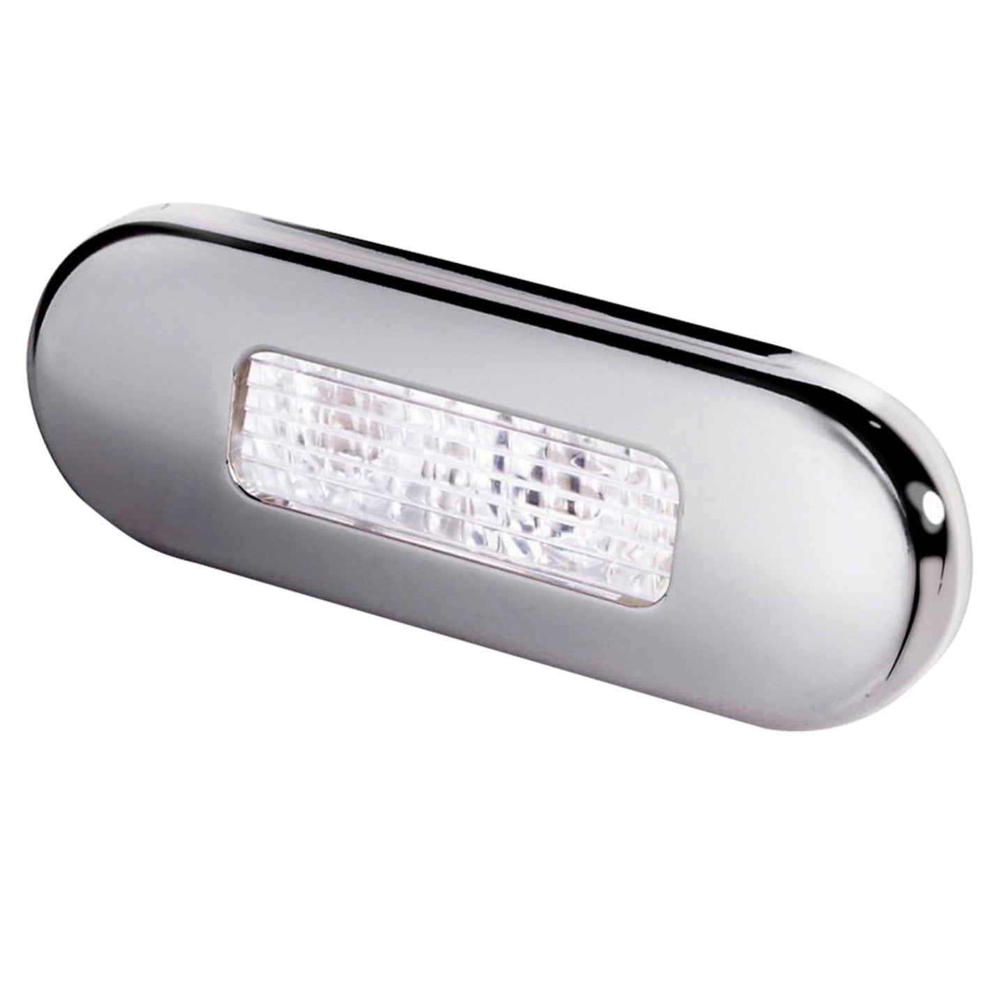 Hella Marine Oblong Led Courtesy Lamp - White Led, Stainless Steel Bezel, One Size, Model 2Xt 980 869-301