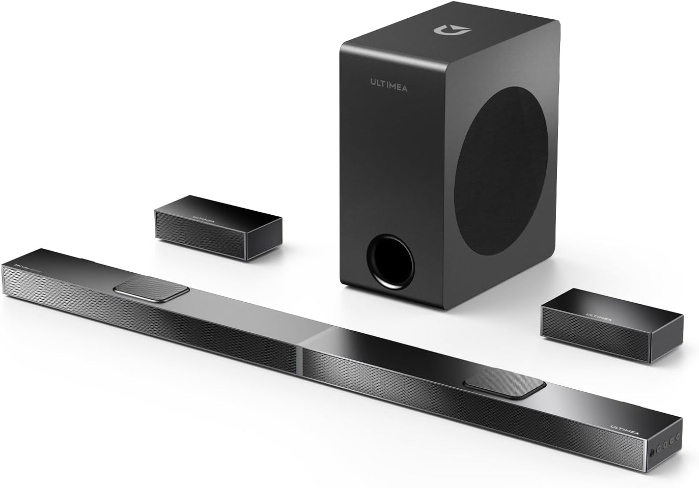 5.1.2 Dolby Atmos Soundbar for TV, 8" Wireless Subwoofer & Up-Firing Speakers, 4K HDR Surround Sound System for Home Theater, Nova S80 (2025 Upgraded Model)