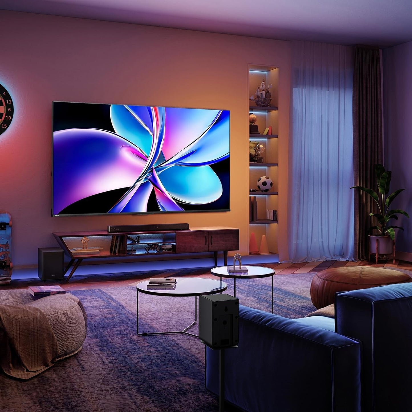 65" Class QD7 Series Mini-Led 4K UHD Smart Fire TV (65QD7QF, 2025 Model) - QLED, HDR10+, Dolby Vision, Dolby Atmos, Game Mode Plus, ALLM, Alexa Built in with Voice Remote, Streaming TV, Black
